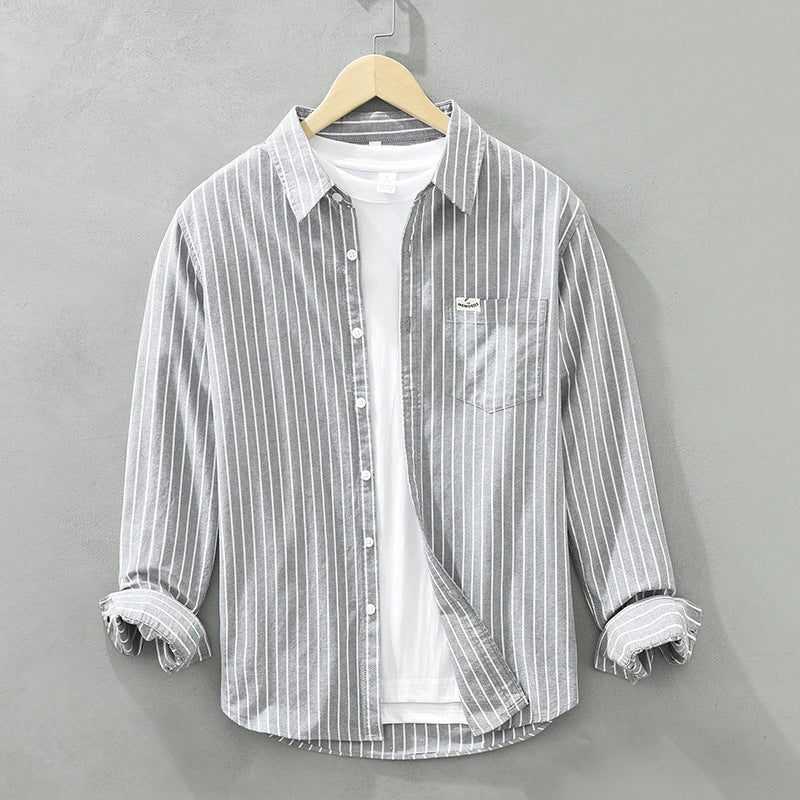 Henry | Striped Cotton Shirt